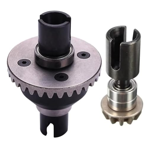 QOAKSDY RC Teile Kompatibel Mit JLB Für Racing Für Cheetah Für Bürstenlose 1/10 RC-Autos, Upgrade-Teile, Differential-Set EA1057, Front-Treiber-Set EA1056 von QOAKSDY