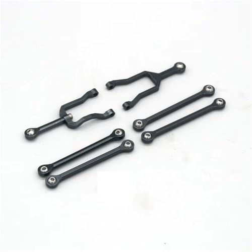 QOAKSDY RC Teile Kompatibel Mit Kyosho, Für MINI-Z 4X4, Für Jimny, Für Hynix, Ferngesteuertes Auto, Für Kleine, Für Klettern, Metall-Upgrade-Zubehör-Set, Stange(Gray) von QOAKSDY