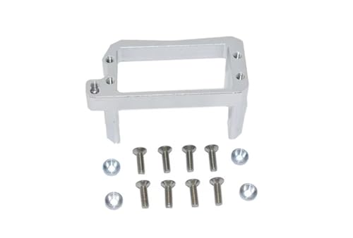 QOAKSDY RC Teile Kompatibel Mit LOSI Für Lasernut U4 Für Tenacity DB TT Pro 1/10 RC Auto Upgrade Teile Metall Servohalterung Servo Fixiert Für Sitzschale(Silver) von QOAKSDY