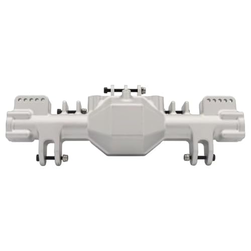 QOAKSDY RC Teile Kompatibel Mit Losi Für LMT Für Monster Truck DIY Aluminiumlegierung Vorne Hinterachse Gehäuse Für 1/8 RC Auto Upgrade Teile(Silver) von QOAKSDY