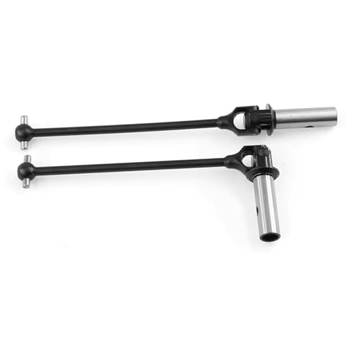 QOAKSDY RC Teile Kompatibel Mit MBX8 MBX7R RC-Auto-Upgrade-Teilezubehör, 2 Stück Metall Vorne Hinten Für Kreuzgelenk-Antriebswelle CVD E2218 von QOAKSDY