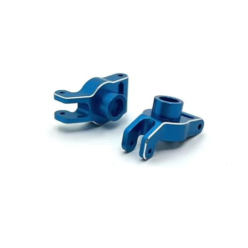 QOAKSDY RC Teile Kompatibel Mit MJX 10208 Für Monster 1/10 RC Autoteile, Verbessertes Ersatzzubehör Aus Metall Für Die Hinterradschale(Blue) von QOAKSDY