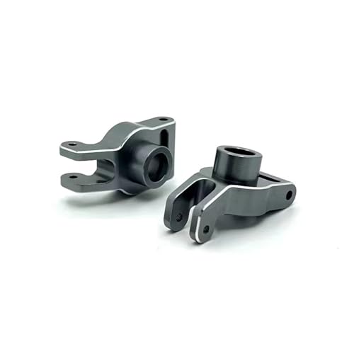 QOAKSDY RC Teile Kompatibel Mit MJX 10208 Für Monster 1/10 RC Autoteile, Verbessertes Ersatzzubehör Aus Metall Für Die Hinterradschale(Gray) von QOAKSDY