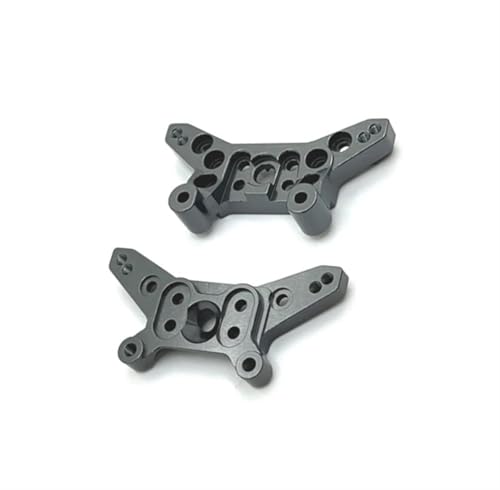 QOAKSDY RC Teile Kompatibel Mit MJX 14209 14210 Metall Shock Tower Board Shock Bracket Mount 1/14 RC Auto Upgrade Teile Zubehör(Gray) von QOAKSDY