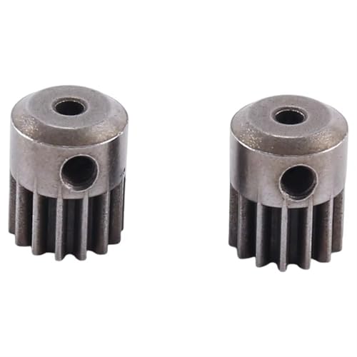 QOAKSDY RC Teile Kompatibel Mit MJX Für Hyper Für Go 16207 16208 16209 16210 H16 H16H H16E H16P 1/16 RC Auto Ersatzteile 2 Stück Motor Getriebe Ritzel 16392 von QOAKSDY