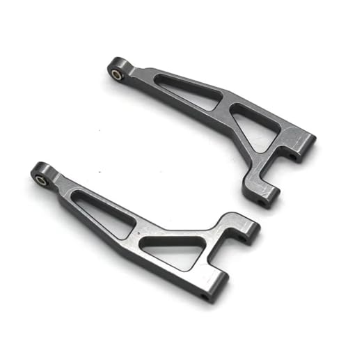 QOAKSDY RC Teile Kompatibel Mit MJX Für Hyper Für Go 16207 H16PL Für Modell 1/16 RC Auto Metall-Upgrade-Teile Zubehör Hinten Oben Für Schwinge(Gray) von QOAKSDY