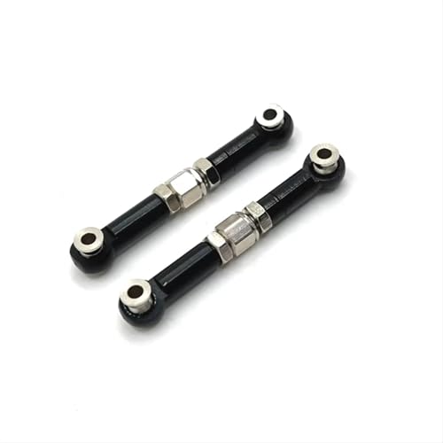 QOAKSDY RC Teile Kompatibel Mit MJX H6 16207 16208 16209 16210 1/16 RC Autoteile Metallaufrüstung Und -modifikation, Lenkstange(Black) von QOAKSDY