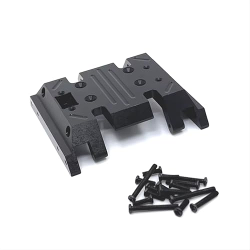 QOAKSDY RC Teile Kompatibel Mit MN Für MN128 Für MN86 G500 1/12 RC Autoteile Zubehör Metall Upgrade Medium Wave Box Bodenplatte(Black) von QOAKSDY