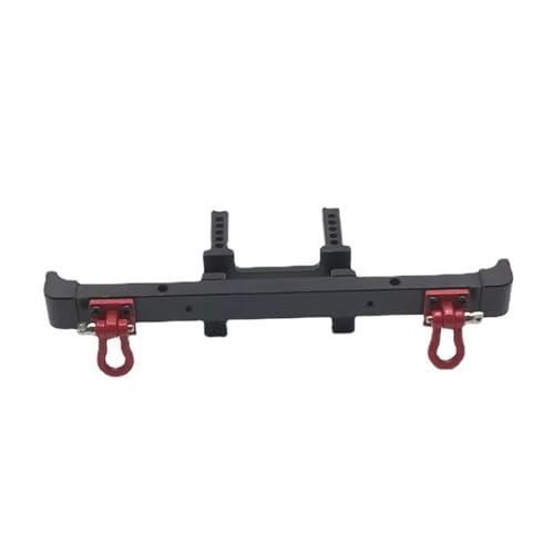 QOAKSDY RC Teile Kompatibel Mit MN Für MN86 Für MN86S G500 1/12 RC Autoteile Zubehör Metall Upgrade Refit Heckstoßstange(Black) von QOAKSDY