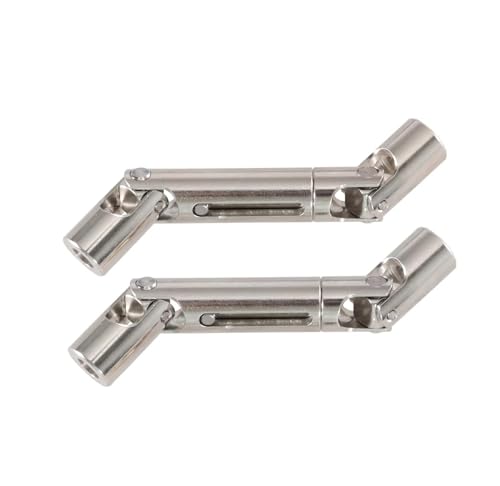 QOAKSDY RC Teile Kompatibel Mit MN Für MN98 Für MN99s 1/12 RC Auto Upgrades Teile 2 Stück Metall Antriebswelle Antriebswelle CVD Zubehör von QOAKSDY