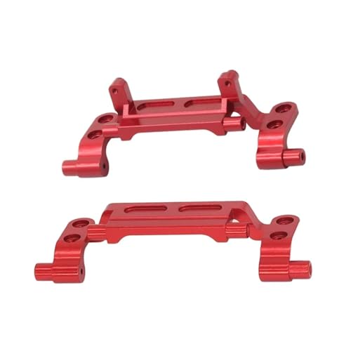 QOAKSDY RC Teile Kompatibel Mit MN168 99S Für MN78 1/12 RC Auto Upgrade Teile Vorne Hinterachse Spurstange Für Sitz Spurstange Halterung Zugstange Basis Für Sitz(Red) von QOAKSDY