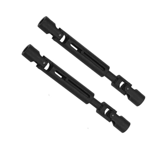 QOAKSDY RC Teile Kompatibel Mit MN78 Für MN82 LC79 Metallantriebswelle Antriebswelle Mit 3 Mm Bis 4 Mm Wellenhülse 1/12 RC Auto Upgrade Teile Zubehör(Black) von QOAKSDY