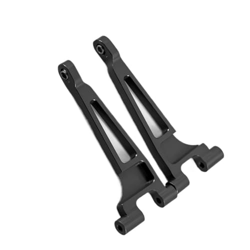QOAKSDY RC Teile Kompatibel Mit Mjx Für Hyper Für Go 14210 14209 Upgrade-Teile CNC-Aluminiumlegierung Hinten Oben Für Schwinge 1/14 RC-Autozubehör(Black) von QOAKSDY