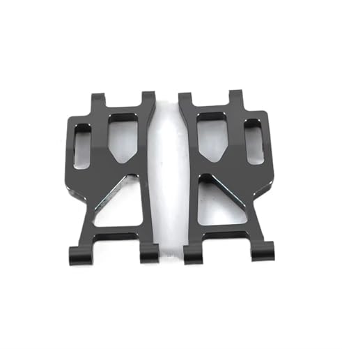 QOAKSDY RC Teile Kompatibel Mit Mjx Für Hyper Für Go 14210 14209 Upgrade-Teile CNC-Aluminiumlegierung Hinten Unten Für Schwinge 1/14 RC-Autozubehör(Black) von QOAKSDY
