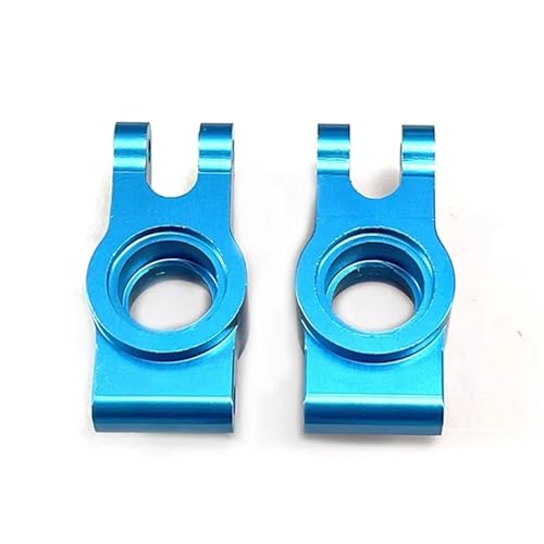 QOAKSDY RC Teile Kompatibel Mit Mjx Für Hyper Für Go 14301 14302, Verbesserte Metall-Hinterradschale, Hinterrad Fixiert, 1/14 Ferngesteuertes Auto, Modifizierte Teile(Blue) von QOAKSDY