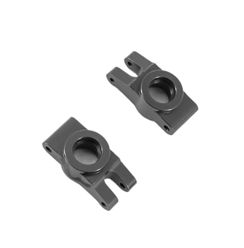 QOAKSDY RC Teile Kompatibel Mit Mjx Für Hyper Für Go 14301 14302 Upgrade-Teile, Metall-Hinterrad-Lenkbecher, 1/14 RC-Auto-Ersatzzubehör(Gray) von QOAKSDY