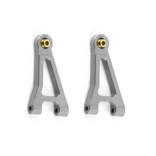 QOAKSDY RC Teile Kompatibel Mit Mjx Für Hyper Für Go 14301 14302 Upgrade-Teile CNC-Aluminiumlegierung Vorne Oben Für Schwinge 1/14 RC-Autozubehör(Silver) von QOAKSDY