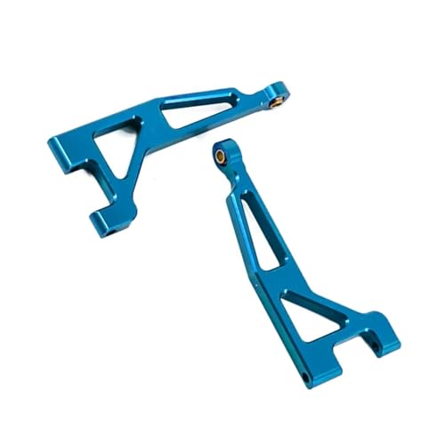 QOAKSDY RC Teile Kompatibel Mit Mjx Für Hyper Für Go 16207 16208 16209 16210 H16 Aluminiumlegierung Hinten Oben Für Schwinge RC-Auto-Upgrade-Teile Zubehör(Blue) von QOAKSDY