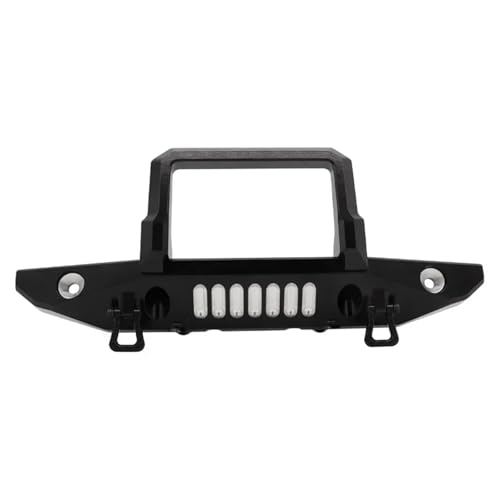 QOAKSDY RC Teile Kompatibel Mit SCX6 1:6 RC-Car-Fahrzeugen, Frontstoßstangen-Zubehör, Montage-Modifikation, Auto-Halterung, LKW-Ersatzteile, DIY-RC-Car-Teile(Black) von QOAKSDY
