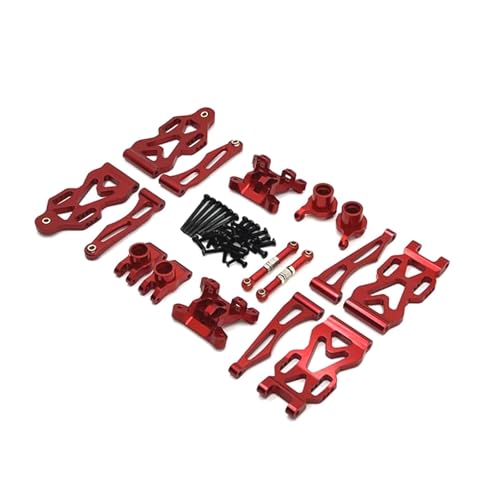 QOAKSDY RC Teile Kompatibel Mit SCY Für JJRC C8805 1/16 RC Auto Teile Ersatz Zubehör Metall Upgrade Und Modifikation Kit(Red) von QOAKSDY