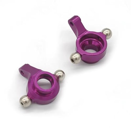 QOAKSDY RC Teile Kompatibel Mit SG1603 Für SG1604 Für SG1605 SG1606 UD1601 UD1602 UD1603 1/16 RC Auto Upgrade Teile Zubehör Metall Lenkblock(Purple) von QOAKSDY