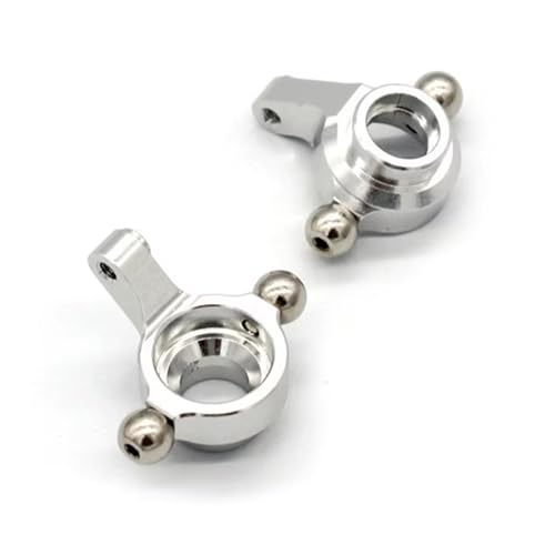 QOAKSDY RC Teile Kompatibel Mit SG1603 Für SG1604 Für SG1605 SG1606 UD1601 UD1602 UD1603 1/16 RC Auto Upgrade Teile Zubehör Metall Lenkblock(Silver) von QOAKSDY