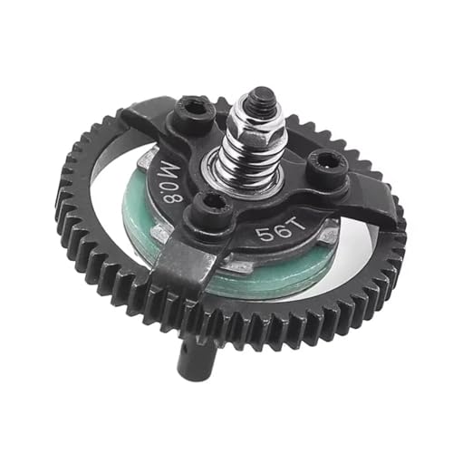 QOAKSDY RC Teile Kompatibel Mit Trxs Für Slash Für Bandit Für Rustler Für Stampede 2WD rc Cars Upgrade-Teile Stahl M0.8 50T 52T 54T 60T Stirnradgetriebe(56T) von QOAKSDY