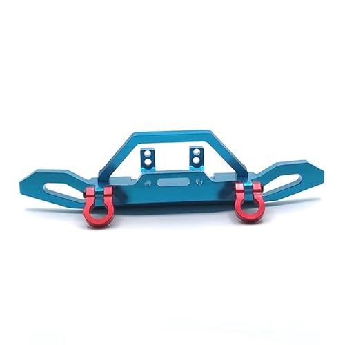 QOAKSDY RC Teile Kompatibel Mit WLtoys 104001 104002 1/10 RC Autoteile Zubehör Metall Upgrade Modifikation Frontstoßstange(Blue) von QOAKSDY