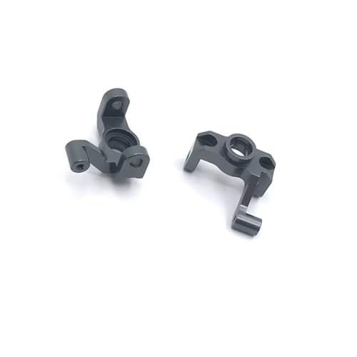 QOAKSDY RC Teile Kompatibel Mit WLtoys 12427 12428 12423 12429 FY01 FY02 FY03 RC Autoteile Metall Upgrade Front Steering Cup(Gray) von QOAKSDY