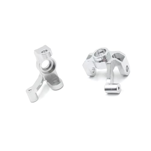 QOAKSDY RC Teile Kompatibel Mit WLtoys 12427 12428 12423 12429 FY01 FY02 FY03 RC Autoteile Metall Upgrade Front Steering Cup(Silver) von QOAKSDY