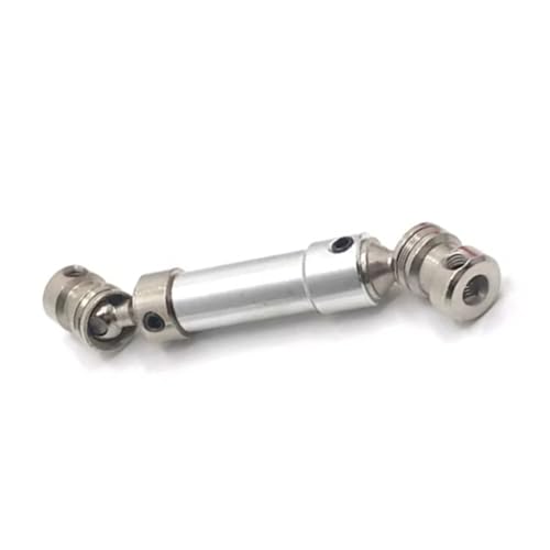 QOAKSDY RC Teile Kompatibel Mit WLtoys 12427 12429 12428 12423 FY01 FY02 FY03 Metall Upgrade Hintere Antriebswelle 1/12 RC Auto Upgrade Teile(Silver) von QOAKSDY