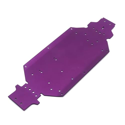 QOAKSDY RC Teile Kompatibel Mit WLtoys 144010 144001 144002 1/14 RC Autoteile Zubehör Upgrade Metall Retrofit Grundplatte(Purple) von QOAKSDY