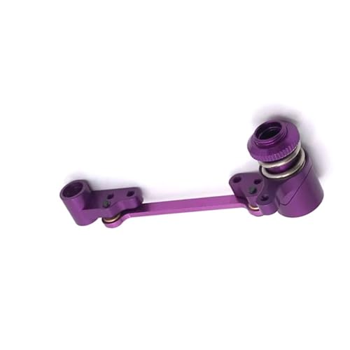 QOAKSDY RC Teile Kompatibel Mit WLtoys 144010 144001 144002 124016 127017 124018 124019 LC 1/14 RC Autoteile Upgrade Der Metalllenkbaugruppe(Purple) von QOAKSDY
