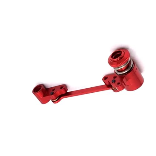 QOAKSDY RC Teile Kompatibel Mit WLtoys 144010 144001 144002 124016 127017 124018 124019 LC 1/14 RC Autoteile Upgrade Der Metalllenkbaugruppe(Red) von QOAKSDY