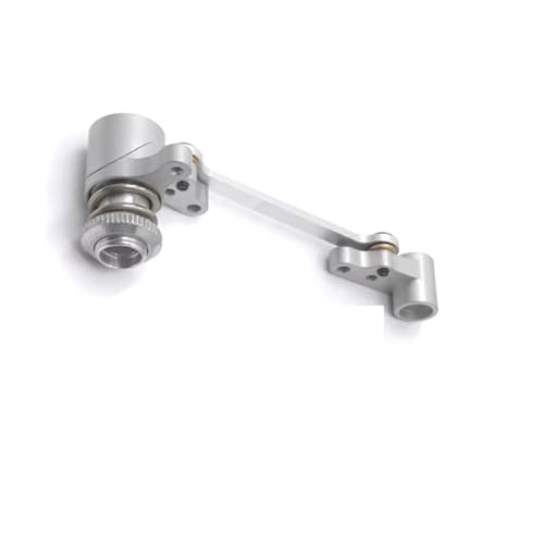 QOAKSDY RC Teile Kompatibel Mit WLtoys 144010 144001 144002 124016 127017 124018 124019 LC 1/14 RC Autoteile Upgrade Der Metalllenkbaugruppe(Silver) von QOAKSDY