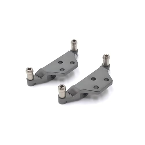 QOAKSDY RC Teile Kompatibel Mit WLtoys 284131 K969 K979 K989 K999 P929 P939 1/28 RC Auto Teile Zubehör Metall Upgrade Stoßdämpfer Halterung(Gray) von QOAKSDY