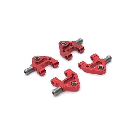 QOAKSDY RC Teile Kompatibel Mit WLtoys 284131 K969 K979 K989 K999 P929 P939 1/28 RC Autoteile Metall-Upgrade Unten Für Schwinge(Red) von QOAKSDY