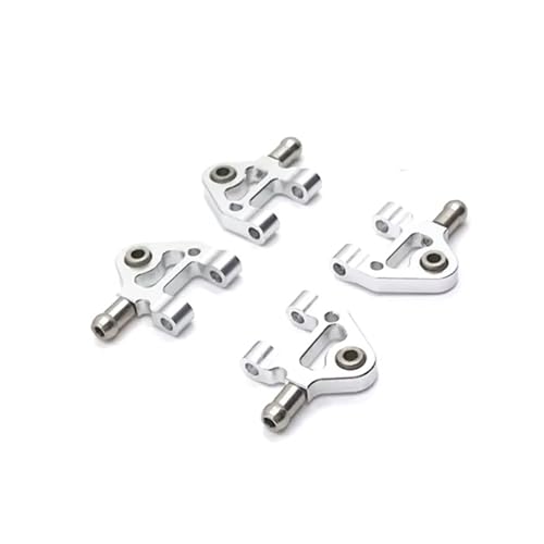 QOAKSDY RC Teile Kompatibel Mit WLtoys 284131 K969 K979 K989 K999 P929 P939 1/28 RC Autoteile Metall-Upgrade Unten Für Schwinge(Silver) von QOAKSDY