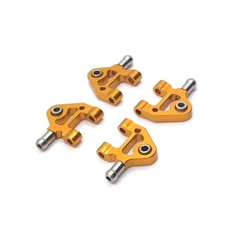 QOAKSDY RC Teile Kompatibel Mit WLtoys 284131 K969 K979 K989 K999 P929 P939 1/28 RC Autoteile Metall-Upgrade Unten Für Schwinge(Yellow) von QOAKSDY