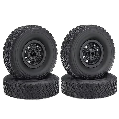 QOAKSDY RC Teile Kompatibel Mit WPL C14 C24 C34 C44 C24-1 FJ40, 4 Stück, 67 Mm Reifen, Radreifen, 1/16 RC Auto, Upgrade-Teile, Ersatzzubehör von QOAKSDY