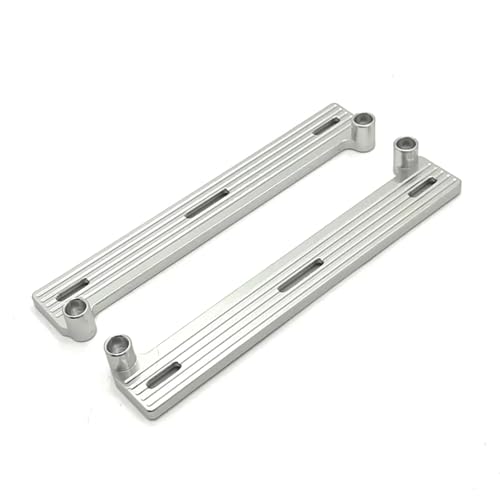 QOAKSDY RC Teile Kompatibel Mit WPL D62 D64 C64 Für Hilux 1/16 RC Autoteile Ersatzzubehör Metall Verbessertes Pedal(Silver) von QOAKSDY
