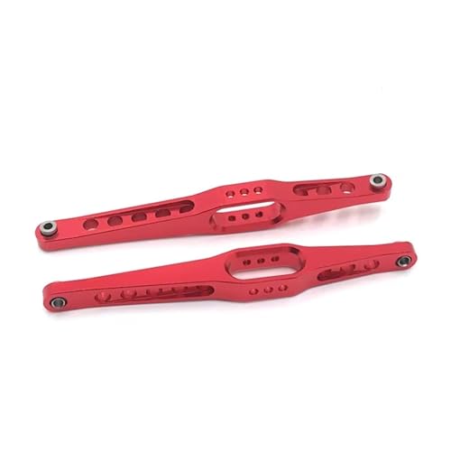 QOAKSDY RC Teile Kompatibel Mit Wltoys 12423 12427 12428 12429 Aluminiumlegierung Unterstützung Hinterarm Fernbedienung Auto Upgrade Teile Zubehör(Red) von QOAKSDY