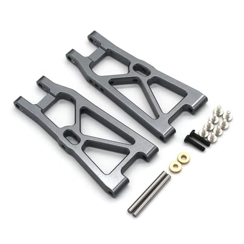 QOAKSDY RC Teile Kompatibel Mit ZD Für Racing DBX-10 1:10 Ferngesteuertes Auto Für Wüsten-Geländewagen, Metall-Upgrade-Zubehör, Hinterer Unterer Arm(Gray) von QOAKSDY