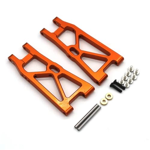 QOAKSDY RC Teile Kompatibel Mit ZD Für Racing DBX-10 1:10 Ferngesteuertes Auto Für Wüsten-Geländewagen, Metall-Upgrade-Zubehör, Hinterer Unterer Arm(Yellow) von QOAKSDY