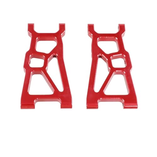 QOAKSDY RC Teile Kompatibel Mit ZD Für Racing DBX-10 Für Wüsten-Geländewagen, Metall-Upgrade-Zubehör Vorne Für Schwinge, 1/10 RC-Fernbedienungsauto(Red) von QOAKSDY
