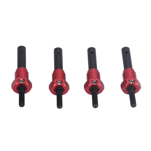 QOAKSDY RC Teile Portal Achsschenkel Antriebswelle Aluminium Legierung Stahl Achsschenkel Antriebswelle Ersatz Für 1/10 RC Crawler Upgrade Zubehör von QOAKSDY