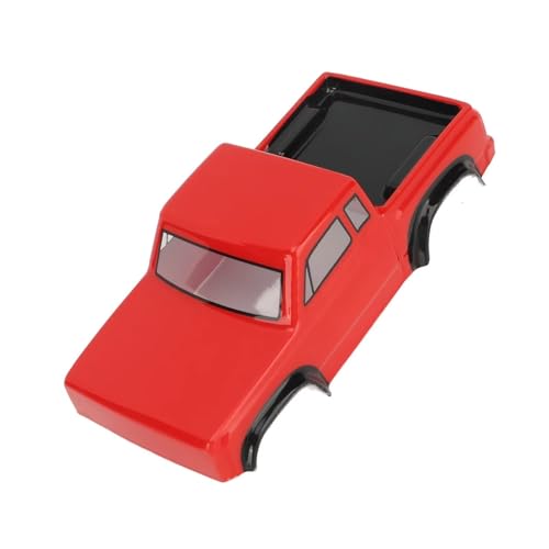 QOAKSDY RC Teile RC Auto Karosserie Hohe Elastizität RC Reparatur Teile Radstand Auto Shell Kunststoff Für 1/24 RC Auto Upgrade zubehör(Red) von QOAKSDY