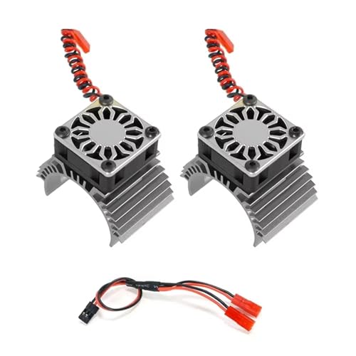 QOAKSDY RC Teile RC-Motorlüfter, Kühlkörper, 36 Mm, Für RC-Autos Im Maßstab 1/8, 1/10, 1/12, 380, 540, 550, 3650, 3660, 3674, Bürstenloser Motor von QOAKSDY
