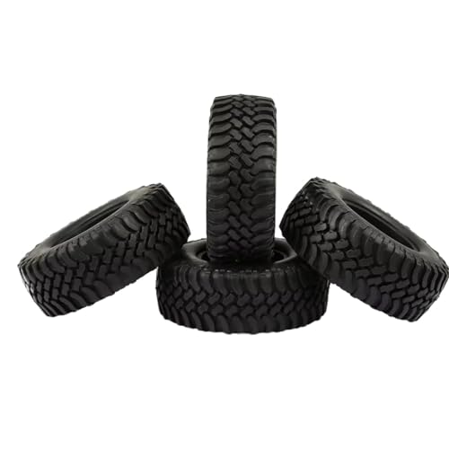 RC Auto Reifen Für Axial Für SCX10 Für AXI03007 Für D90 D110 Für Tamiya Für CC01 1:10 RC Crawler Auto 100 Mm Gummi 1,9 Radreifen von QOAKSDY