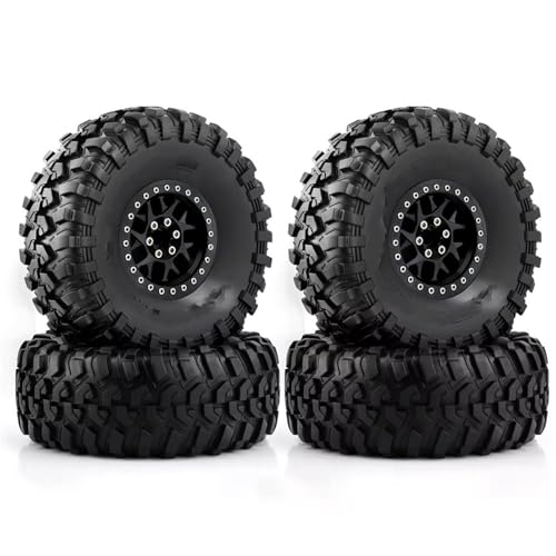 RC Auto Reifen Für Axial Für SCX10 Für Wraith RR10 Für Capra Für Traxxas 1/8 1/10 RC Crawler Auto 135 Mm Metall 2, Zoll Beadlock Felgenreifen-Set RC Auto Reifen Für Axial Für SCX10 Für Wraith RR10 Für Capra Für Traxxas 1/8 1/10 RC Crawler Auto 135 Mm Metall 2, Zoll Beadlock Felgenreifen-Set von QOAKSDY